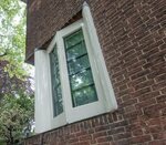 Hoek Apollolaan met stervormig venster.
<br/>
Marcel Westhoff, mei 2016